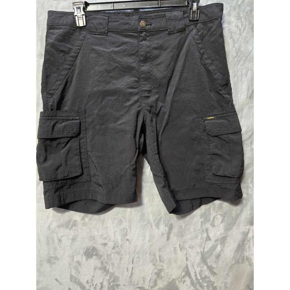 STANLEY Cargo Shorts Mens Black 40 Workwear Outdoors Pockets Utility